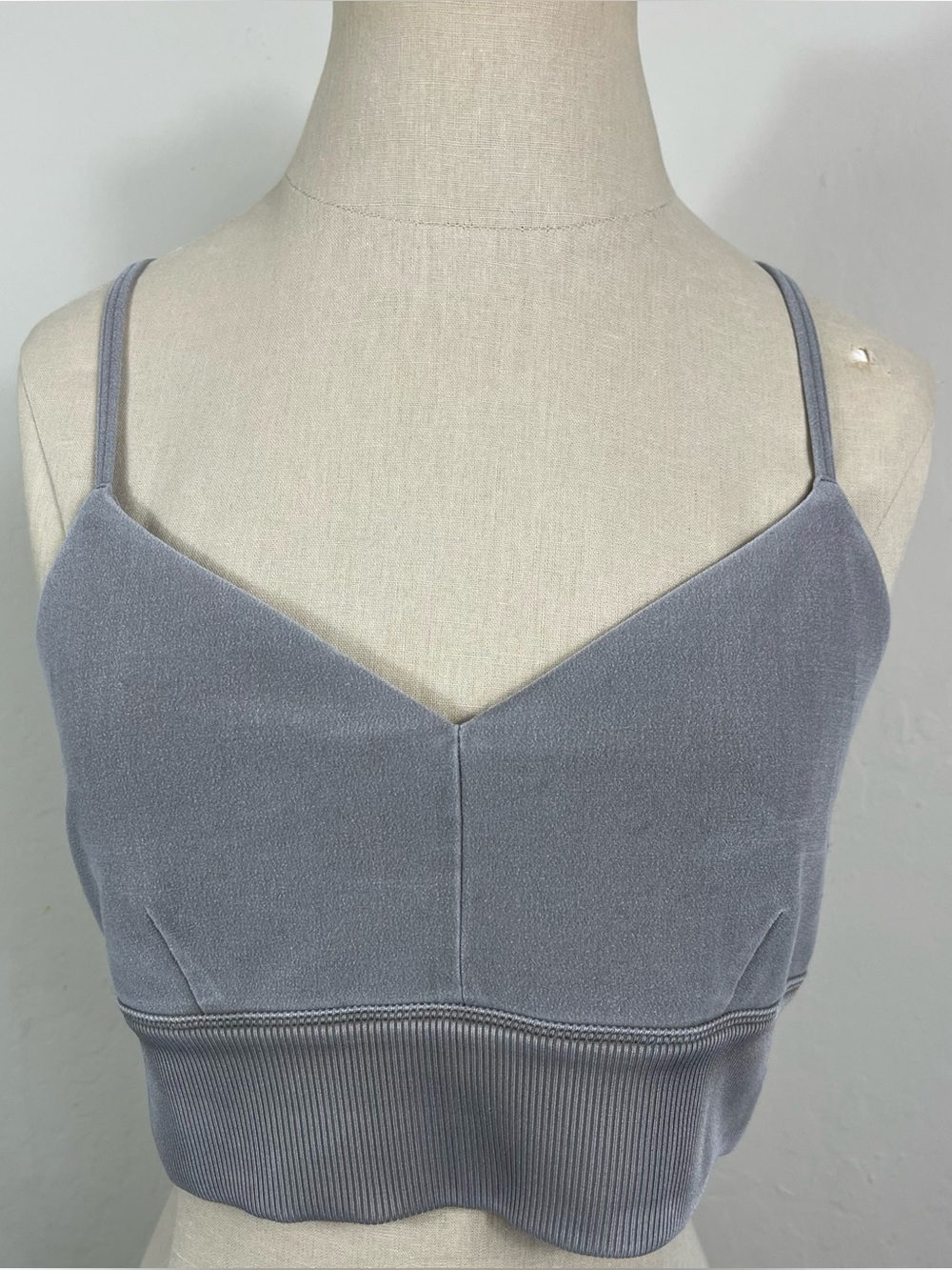 Alo Yoga Lavish Grey Sports Bra